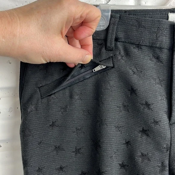GAP STARS BLACK TROUSERS SKINNY ANKLE SIZE 8 31 inseam NWT - Picture 5 of 13